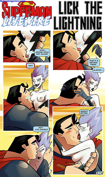 superman aventuras lick..
